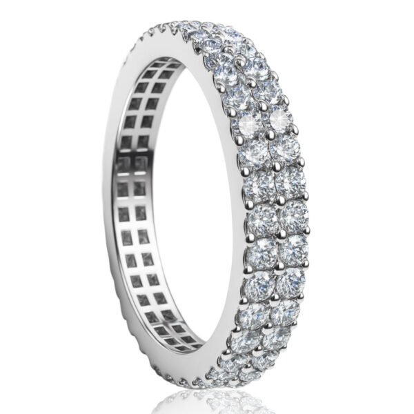 Double Row Eternity Band