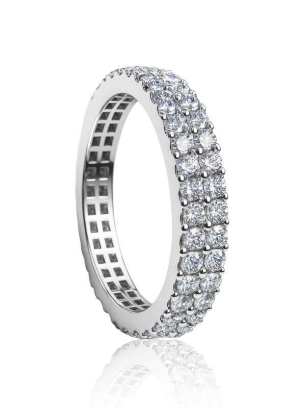 Double Row Eternity Band
