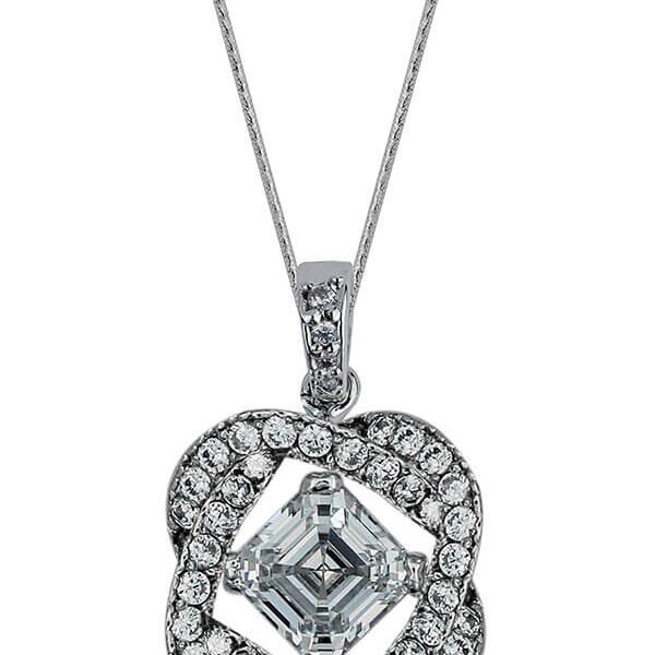 Shop Timeless Flower-Inspired Pendant 6mm Korean stone with snake chain