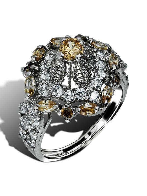 Floral Engagement Ring