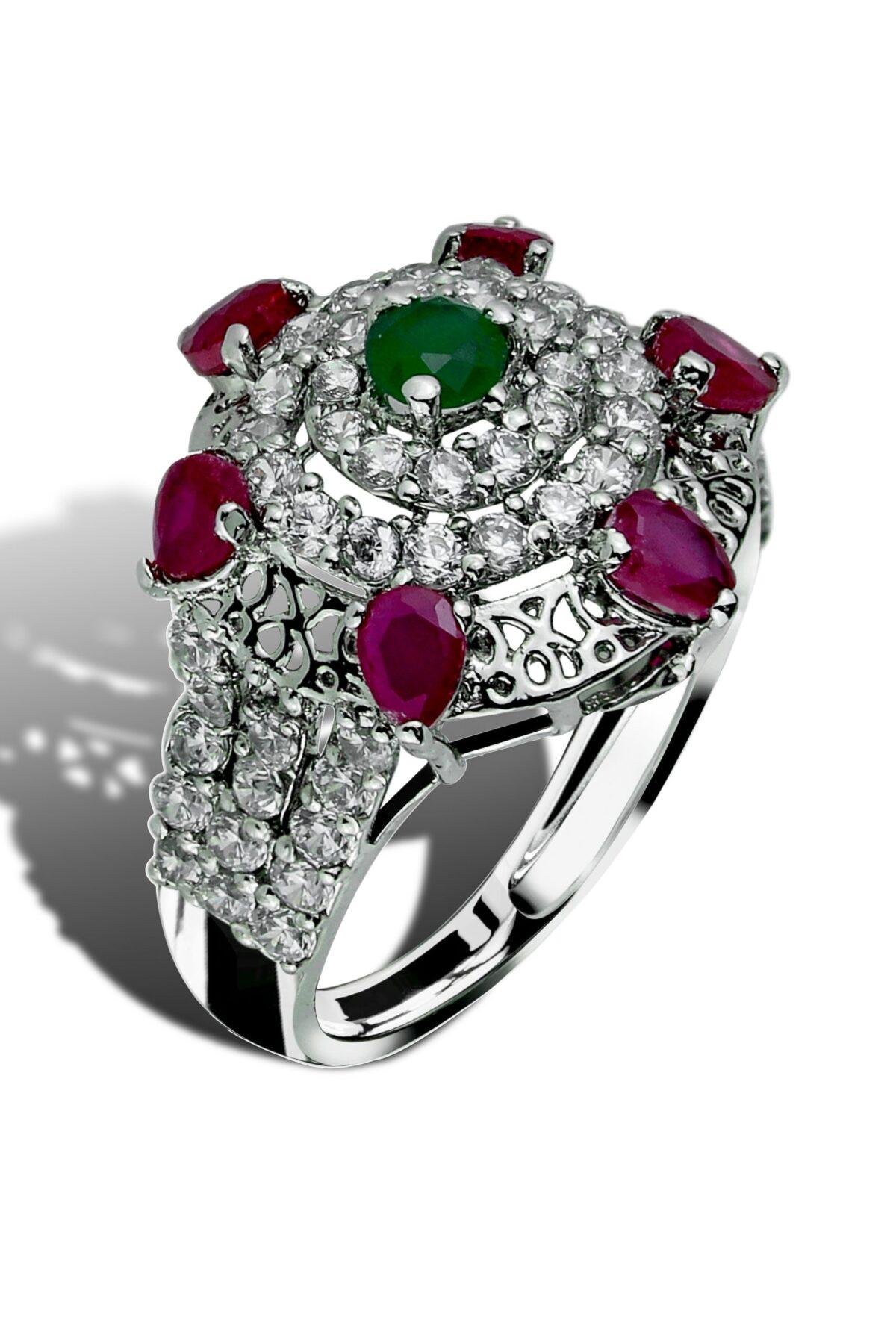 Gem Cluster Ring