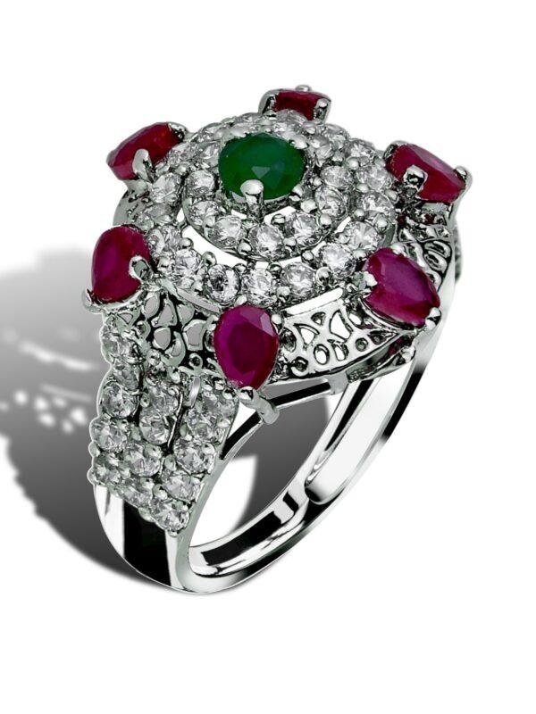 Gem Cluster Ring