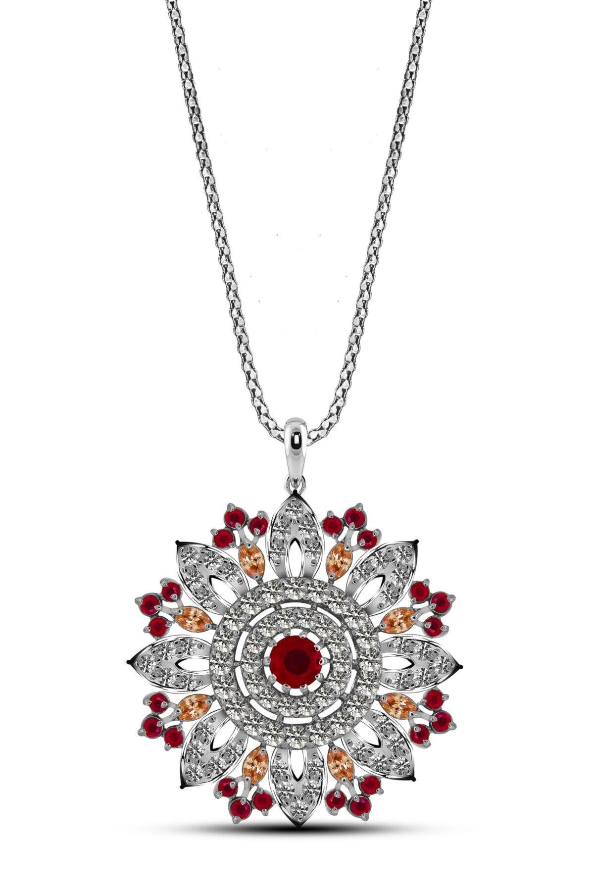 Majestic Radiance Pendant with chain