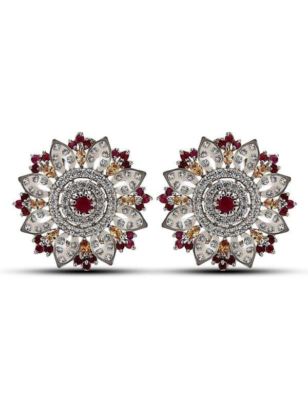 Radiant Floral Burst Earrings