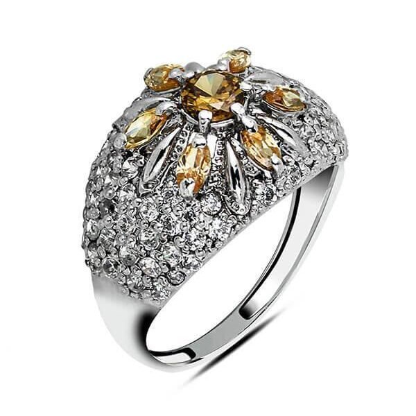 Vintage-Inspired Halo Engagement Ring 6.6mm radiant gemstone handcrafted in sterling silver