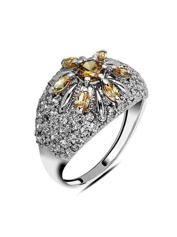 Vintage-Inspired Halo Engagement Ring 6.6mm radiant gemstone handcrafted in sterling silver