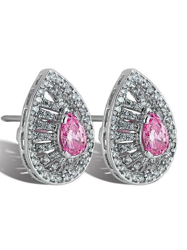 Glowing Teardrop Earrings