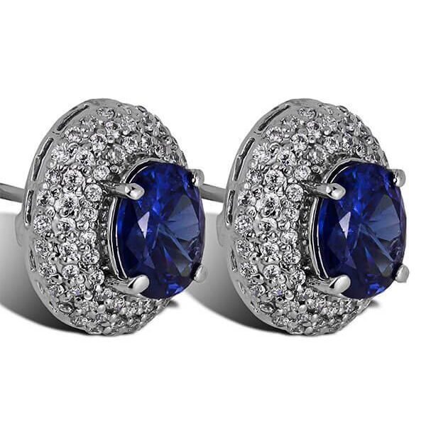 buy Radiant Oval Shape Earrings