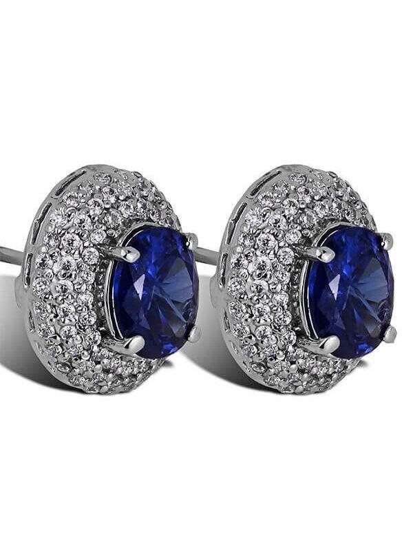 buy Radiant Oval Shape Earrings
