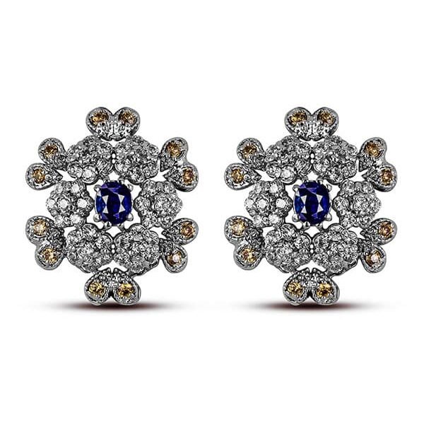 buy our Enchanting Blossom Earrings in sterling silver