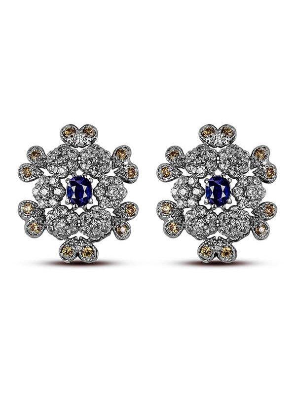 buy our Enchanting Blossom Earrings in sterling silver