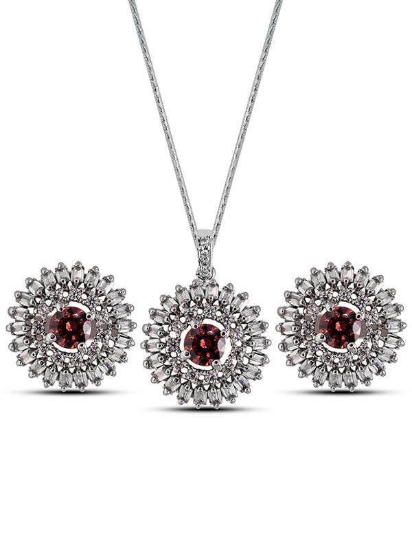 Shop Eternal Bloom Pendant Set with chain