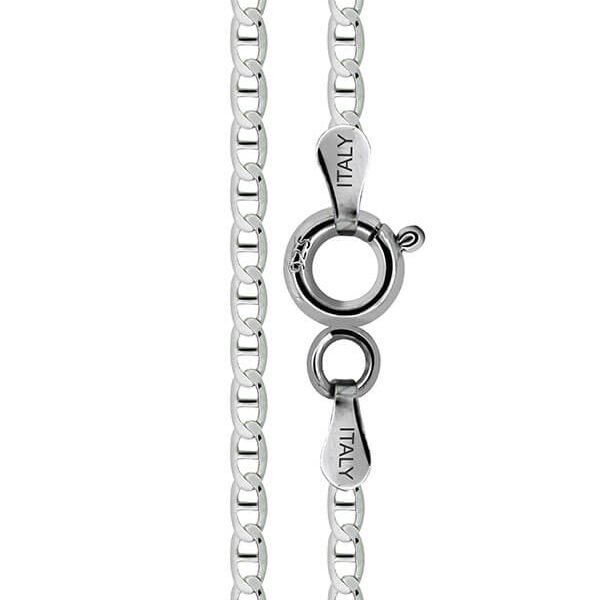 Roma Classic Cable Chain imported from Italy in 925 sterling silver