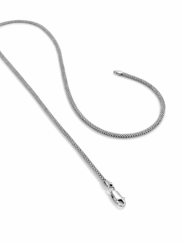 Venezia Square Box Chain – 925 Sterling Silver (Italy)