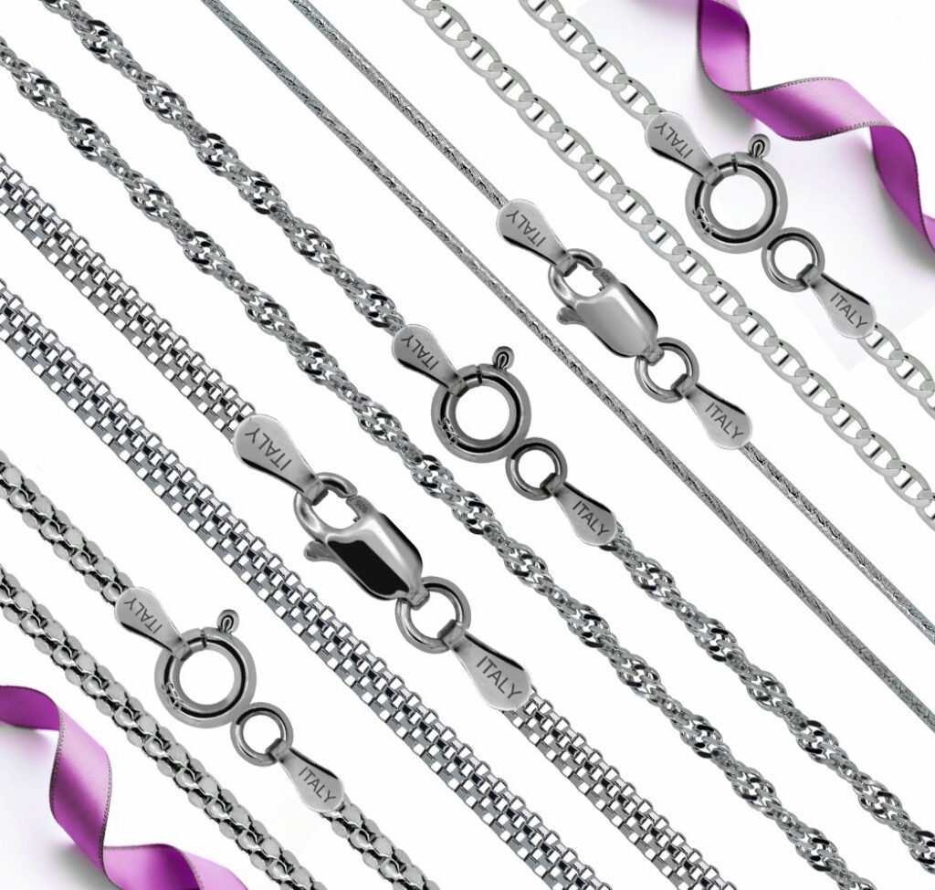 925 sterling silver chains