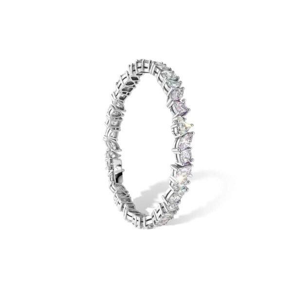 Multi-Cut Crystal Tennis Bracelet for Women