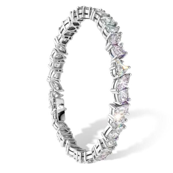 Multi-Cut Crystal Tennis Bracelet for Women