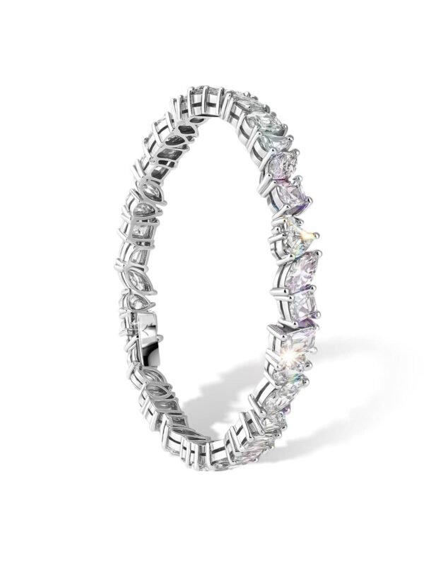 Multi-Cut Crystal Tennis Bracelet for Women
