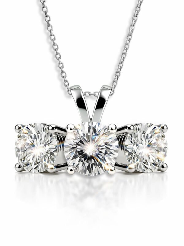 1 Carat GRA Certified Moissanite Solitaire Set