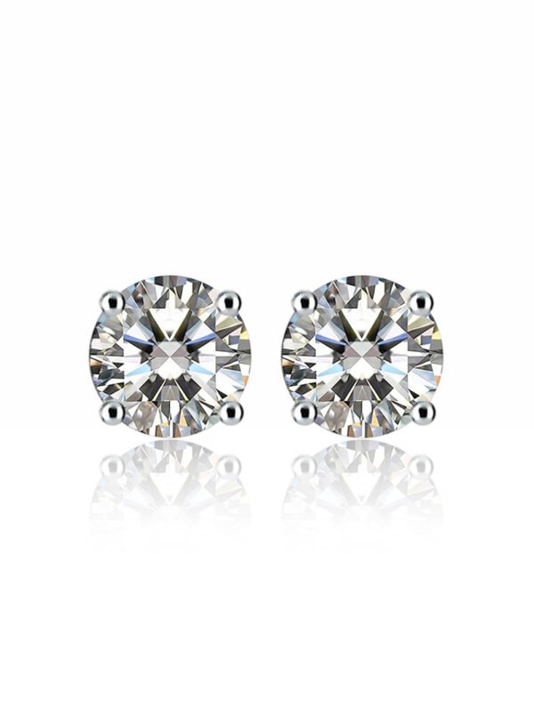 Noufera GRA Certified 1 Carat Moissanite Earrings