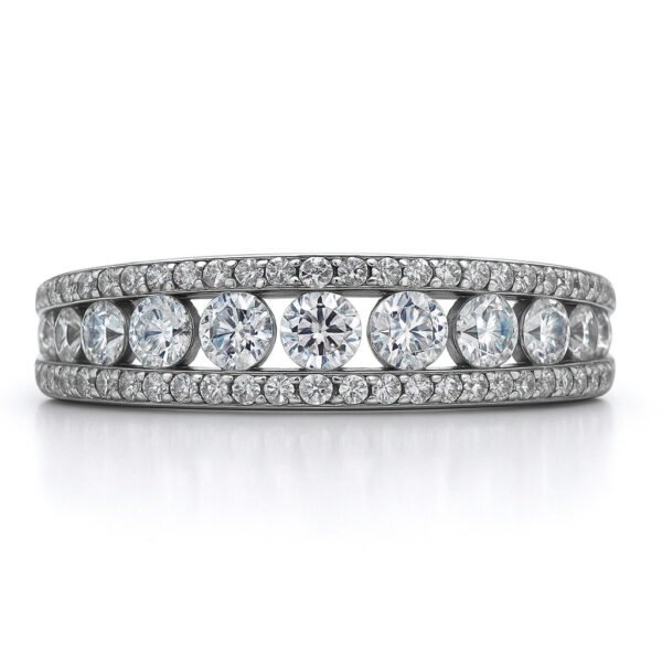 Double Row Diamond Band