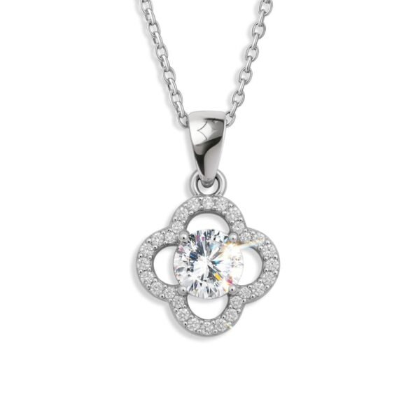 Clover Crystal Pendant