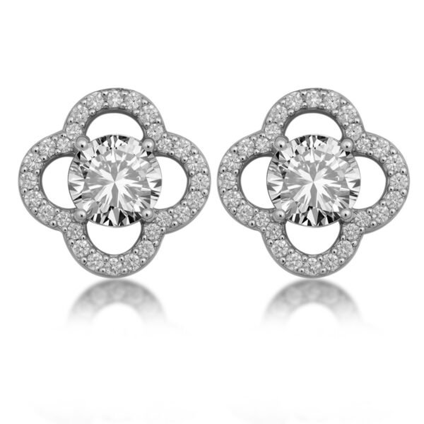 Clover Crystal Studs