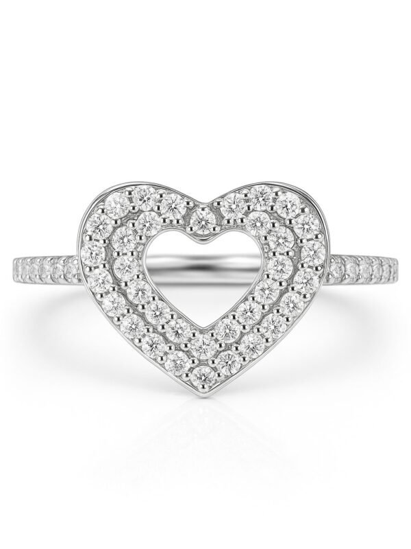 Heart Halo Ring