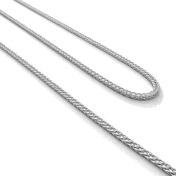 925 Sterling Silver Italian Byzantine Chain – 22 Inch