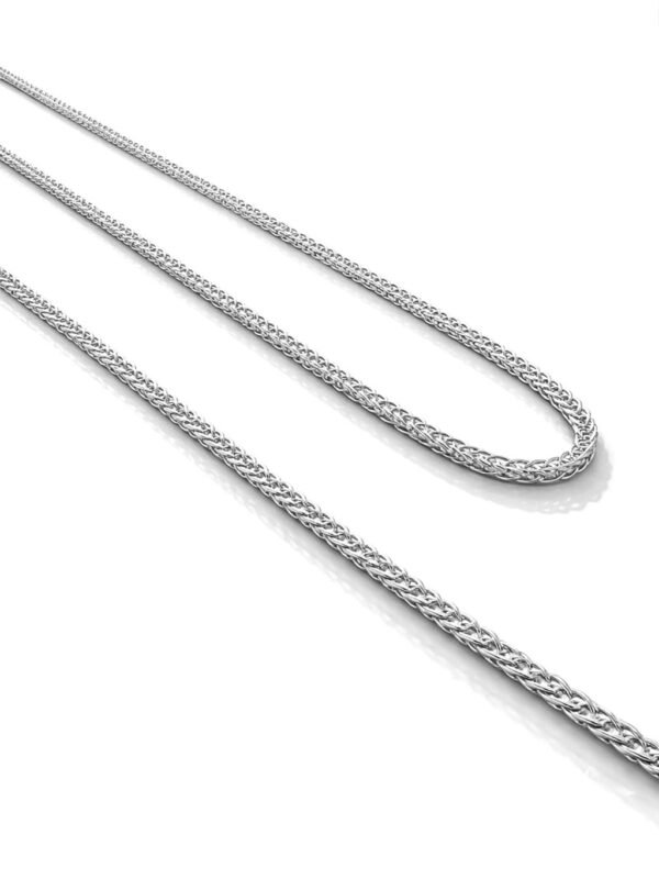 925 Sterling Silver Italian Byzantine Chain – 22 Inch