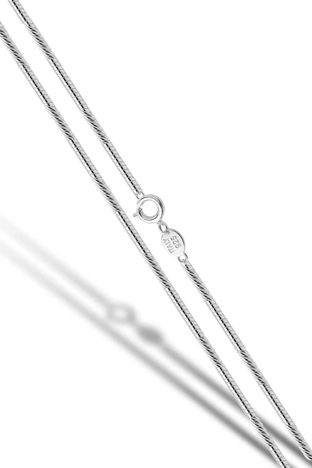 Swiss Chain – 925 Sterling Silver (22 Inch, Italian Made)