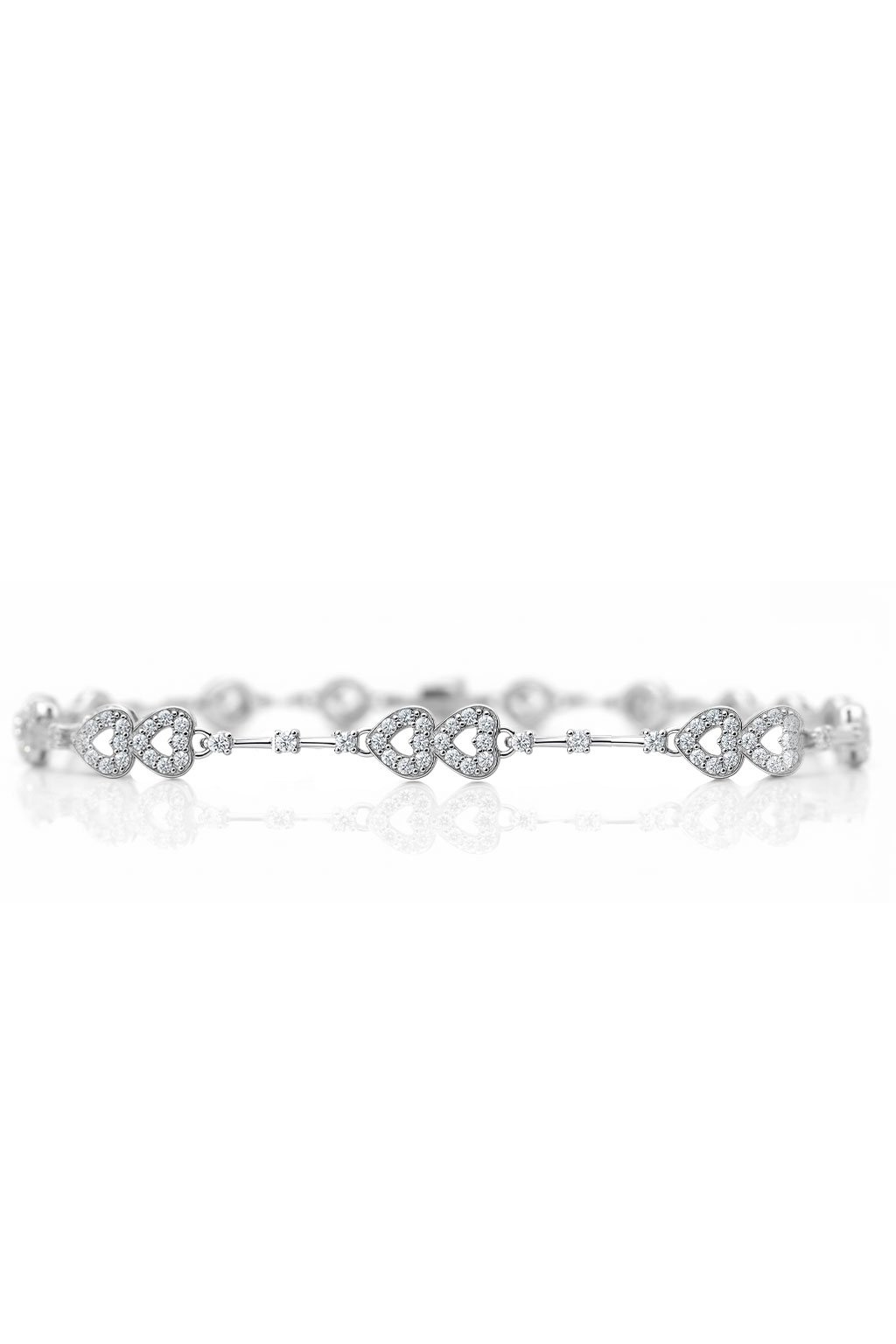 Twin Heart Sparkle Bracelet
