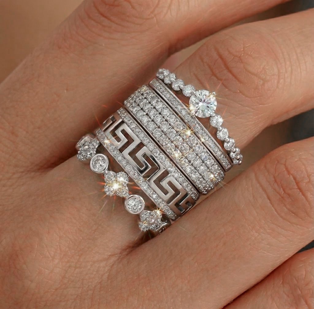 silver rings for women