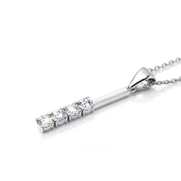 Quad Korean Silver Necklace