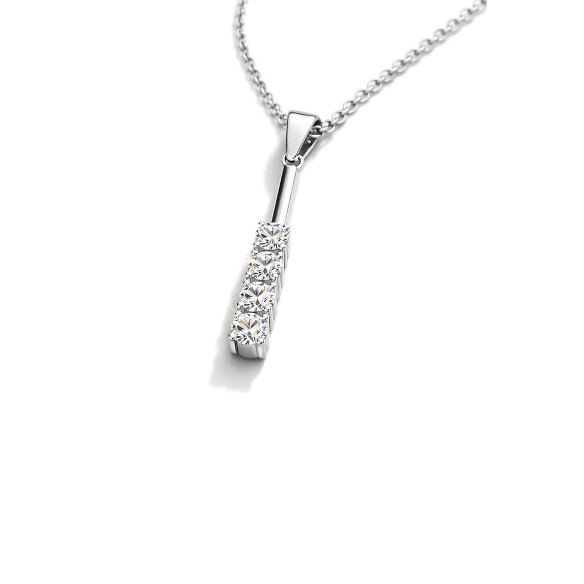 Quad Korean Silver Necklace - Image 6