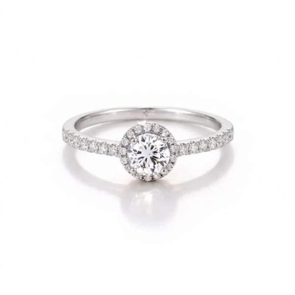 Celeste Halo Sparkle Ring