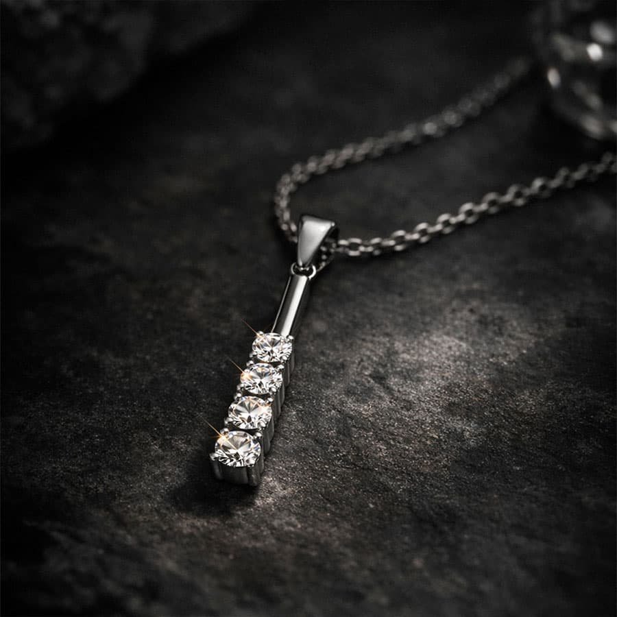 silver necklaces and chains