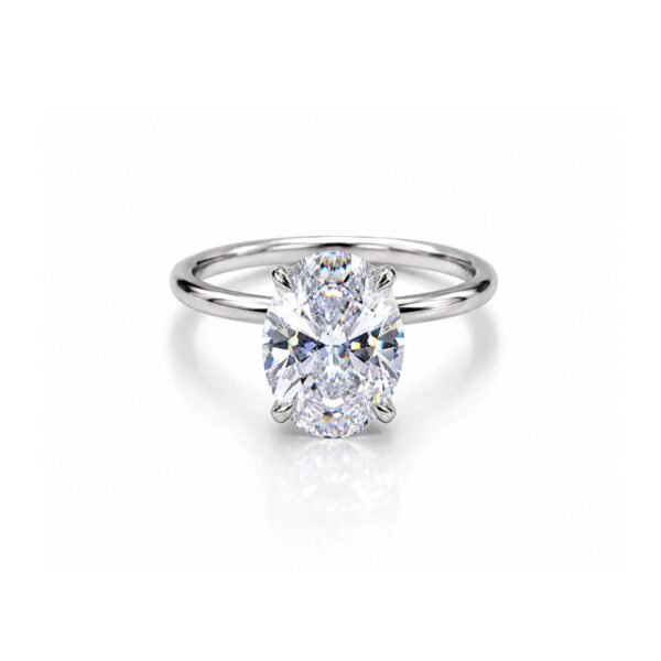 Radiant Oval Solitaire Ring